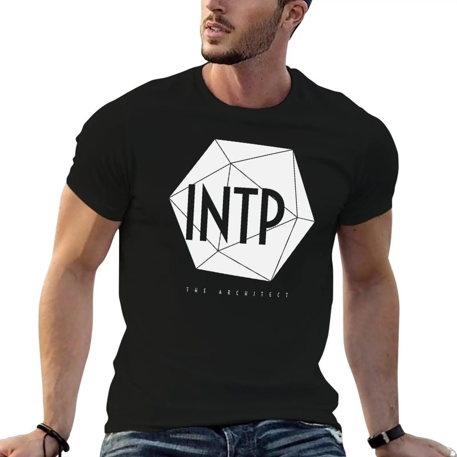 INTP The Architect - تي شيرت من نوع MBTI / جراب هاتف / كوب / المزيد من تي شيرت للرجال تي شيرت قطن 100 بالمائة #1