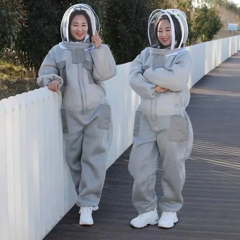 

1Set Bee Suit Professional Grade Preferred 3D Air Cotton Fabric Full Body Beekeeping Protective Clothing Beekeeper Suits