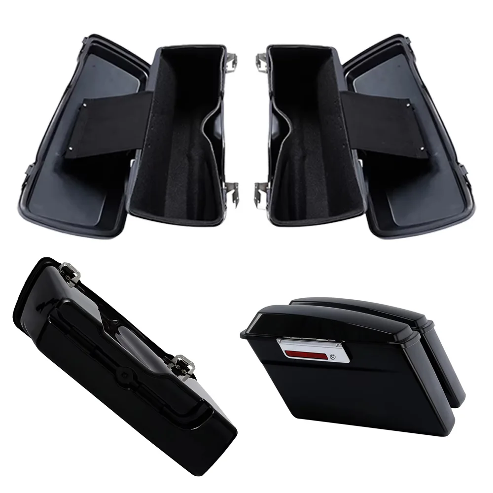 

Для Harley Davidson Touring CVO 94-13 road king street ultra glide ABS жесткие седельные сумки боковая коробка чехол водонепроницаемые седельные сумки