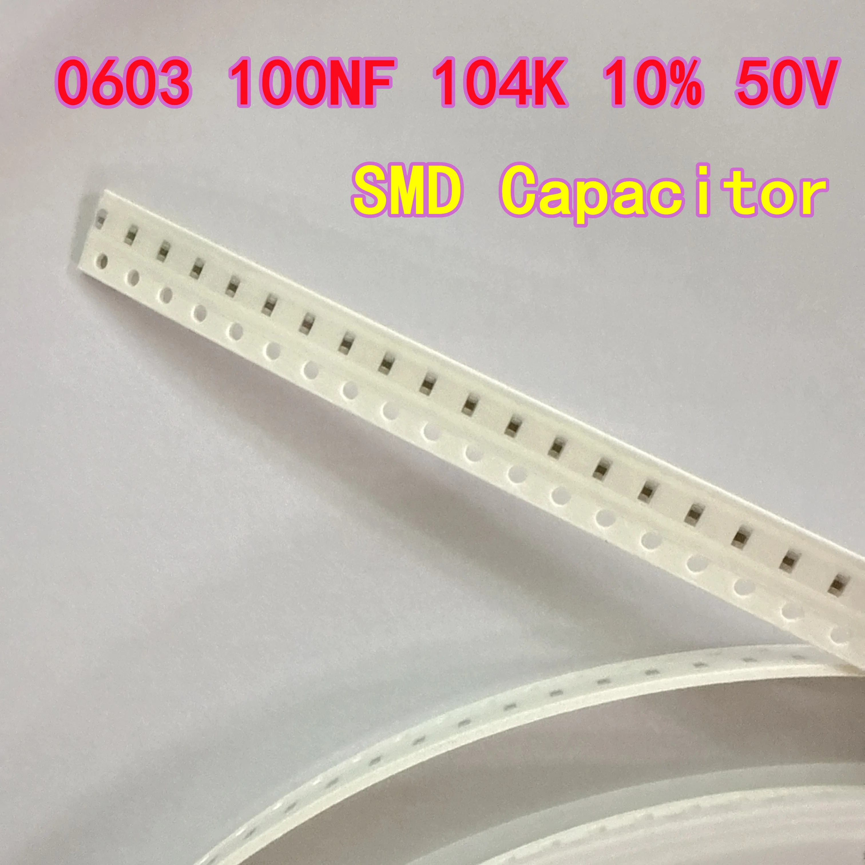 100PCS 0603 Smd Cap… - image