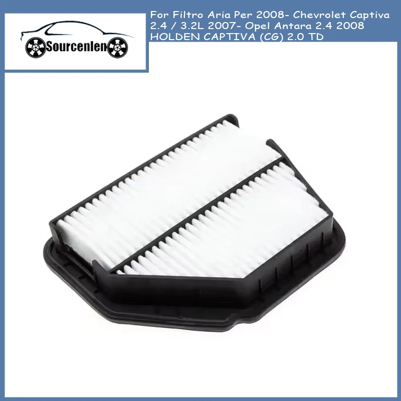 

Air Filter for Filtro Aria Per 2008- Chevrolet Captiva 2.4 / 3.2L 2007- Opel Antara 2.4 2008 HOLDEN CAPTIVA (CG) 2.0 TD 96628890
