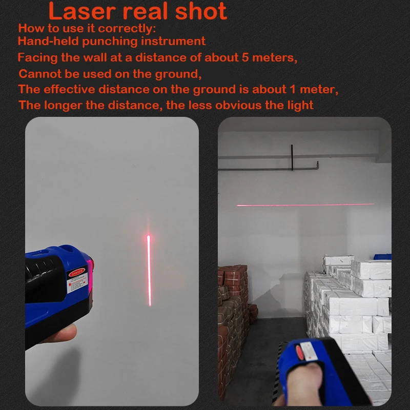 Imagem -05 - Mini Vertical Espírito Nível Ferramenta Níveis Laser Ground Deco Laser Reto Sharp Linha Ferramenta de Medição