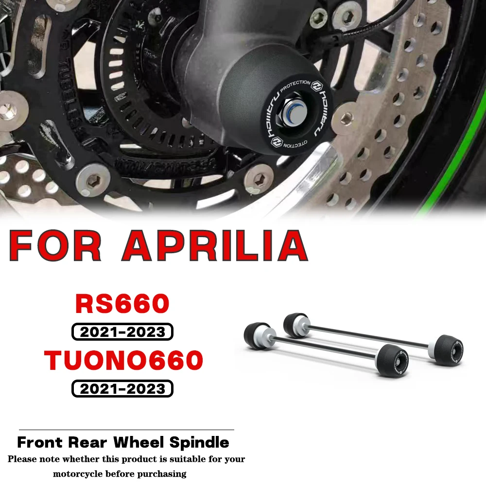 

For APRILIA RS660 TUONO660 Factory 2021 2022 2023 Motorcycle Accessories Front Rear Wheel Spindle Crash Protector