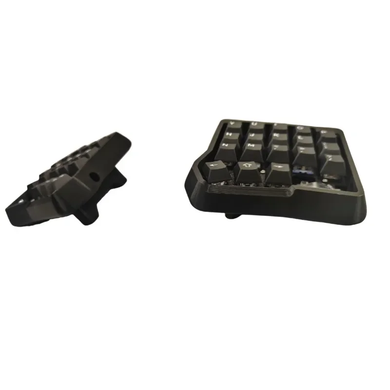 Kit de teclado mecânico dividido sem fio personalizado, layout de 36 teclas, hot plug, 2.4G, via mudança de chave, jogo de escritório