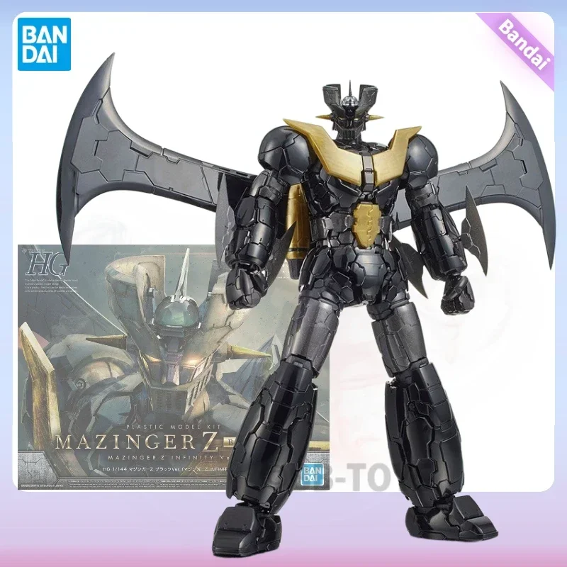 

В наличии BB Original Genuine Bandai Anime Mazinger Z BLACK Ver. INFINITY HG Сборная модель игрушки Фигурка Подарочные украшения