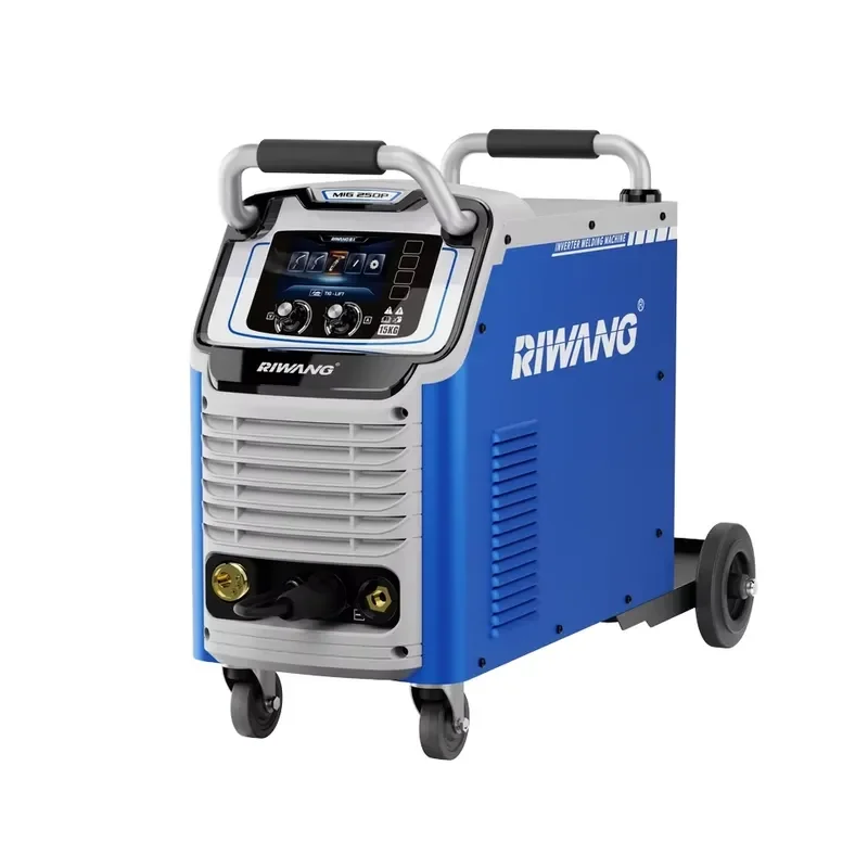Portable Mobile MIG 250P Gasless IGBT Inverter Double Pulse Aluminum Welder