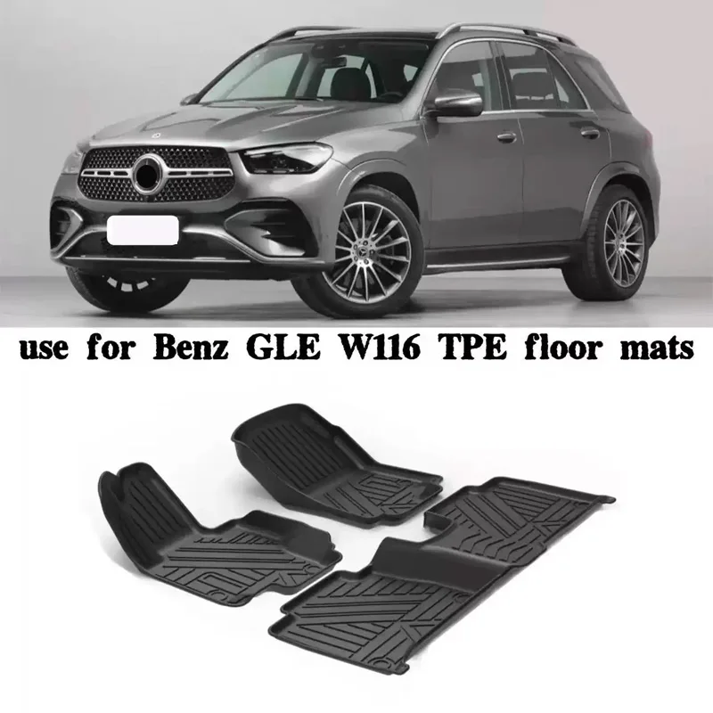 

For Mercedes-Benz Gle W166 Car Styling Rear Trunk Liner Cargo Boot TPO Trunk Mat Floor mat interior Auto Accessories