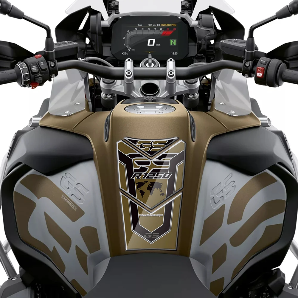 오토바이 3D 젤 탱크 패드 보호대 페인트 보호 스티커, BMW R1250GS R 1250 GS 어드벤처 2019 2020 2021 2022 2023 2024