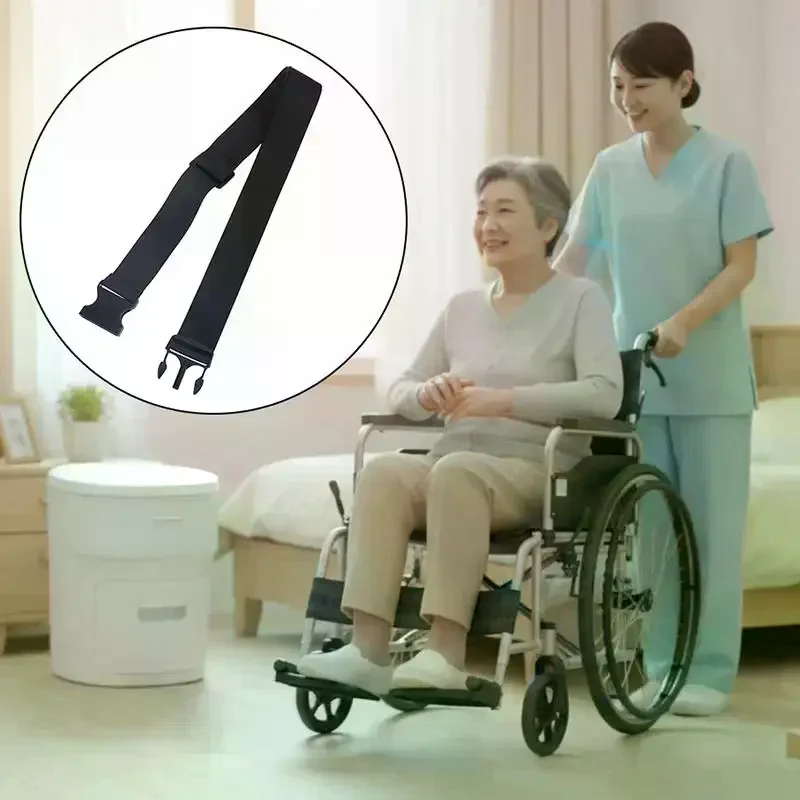 Wheelchair Seat Belt Adjustable Quick Release Restraints Straps Chair Waist Lap Strap For Elderly Or Legs Patient Care