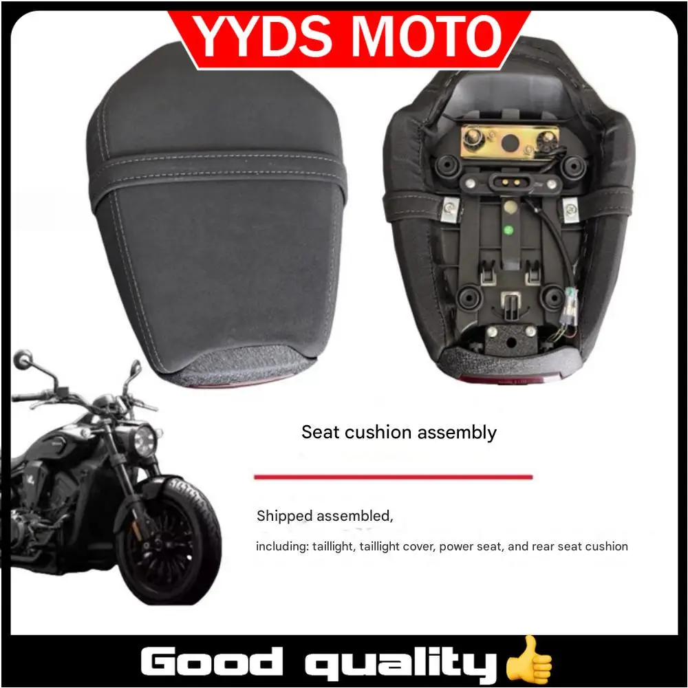 【Good quality】For BENDA Dark Flag 500 seat cushion original BD 500 dark flag heightened and soft 3cm front and rear saddle