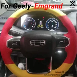 For GEELY EMGRAND 2022-2024 Steering Wheel Cover Automobiles Parts Accesorios Para Auto Tools