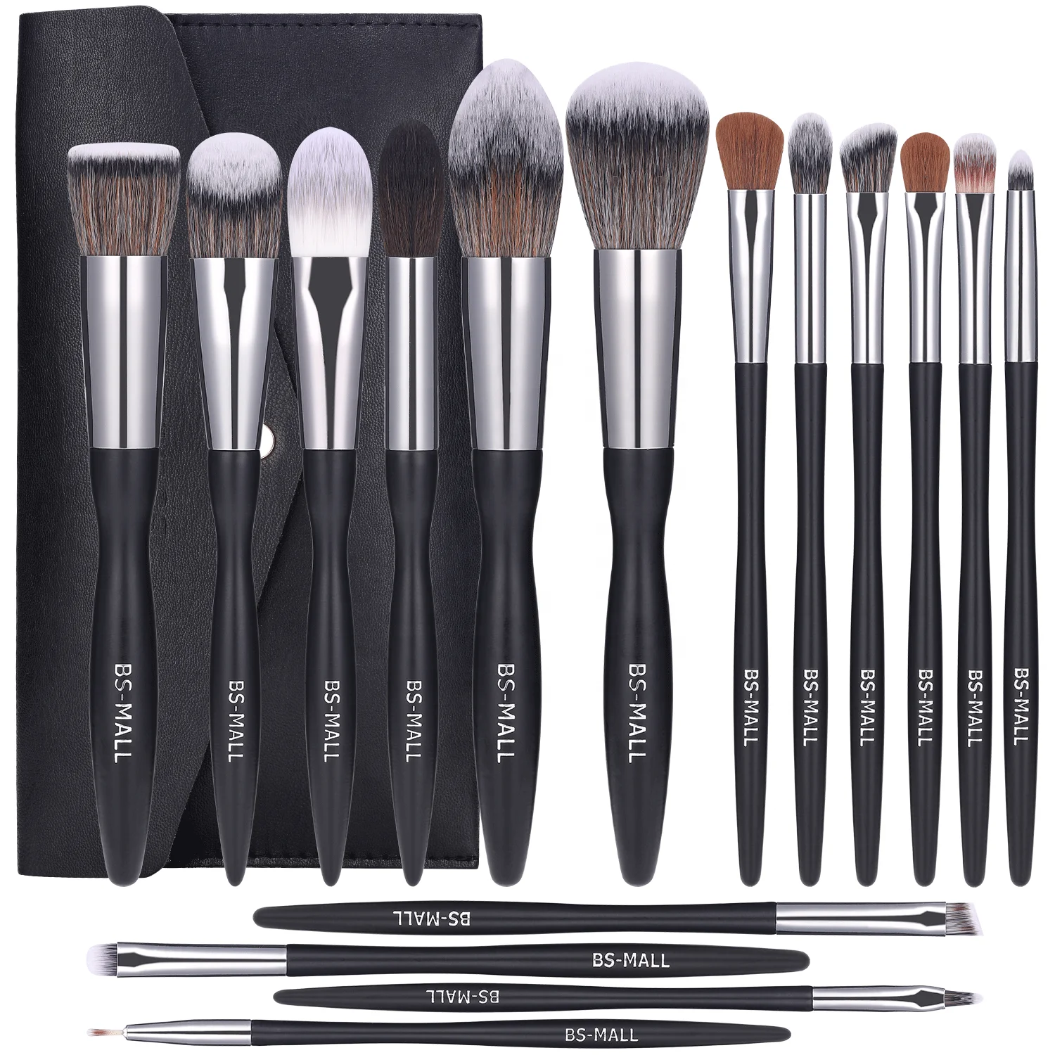 

# Hot Sales Best Seller Make Up Brush Set Professional Wholesale Black Professional 16pcs Private Label Makeup Brush Set With Ba