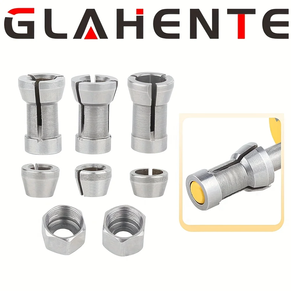 

Комплект удлинителей фрезы 6/8 шт. - набор цанговых патронов для гравировки и фрезерования древесины