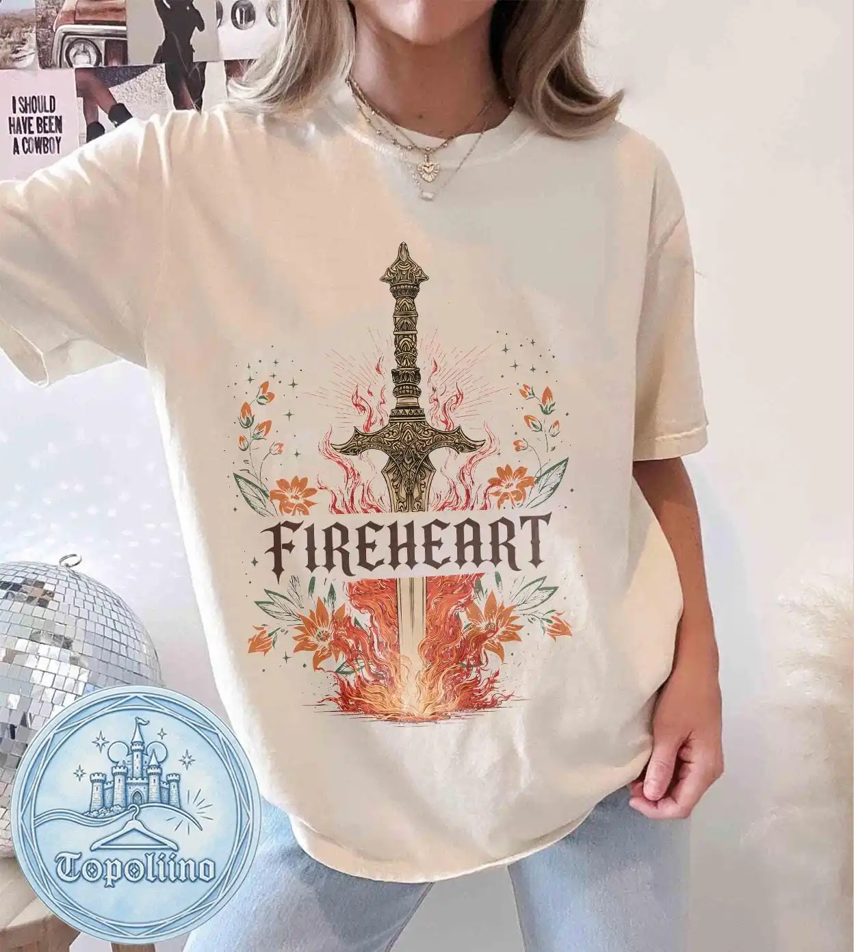 Aelin Fireheart T-Shirt, Alin Galathynius Throne of Glass Tee, TOG Fan Merchandise Tshirt