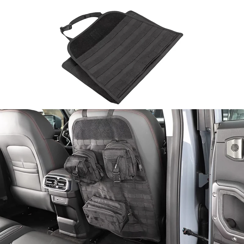 

Car Front Seat Back Storage Bag Fit for Chery JETOUR Traveler T2 2023-2024 Modified Tactical Storage Bag Hanging Plate