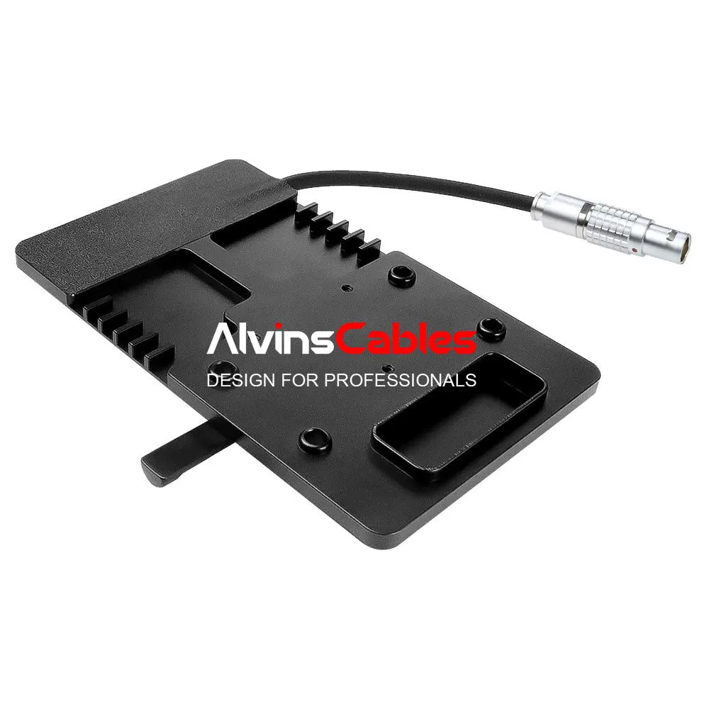 Alvin’s Cables Mount Battery Plate for DJI Ronin 4D, V Mount Plate with 6 Pin Female, Out Put Battery Mounts Plate for Ronin 4D