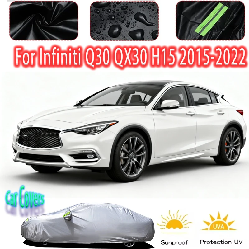 

Для Infiniti Q30 QX30 H15 наружная защита полные автомобильные чехлы снежный чехол солнцезащитный козырек водостойкий пылезащитный внешние автомобильные аксессуары