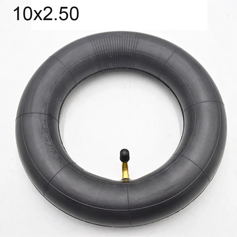 Inner Tube 10X2.50 10x2.5 3.0 255x80 80/65-6 Tube Innertube with bent valve 45/90 Degree for Baby Stroller Pram Scooter 10 Inch