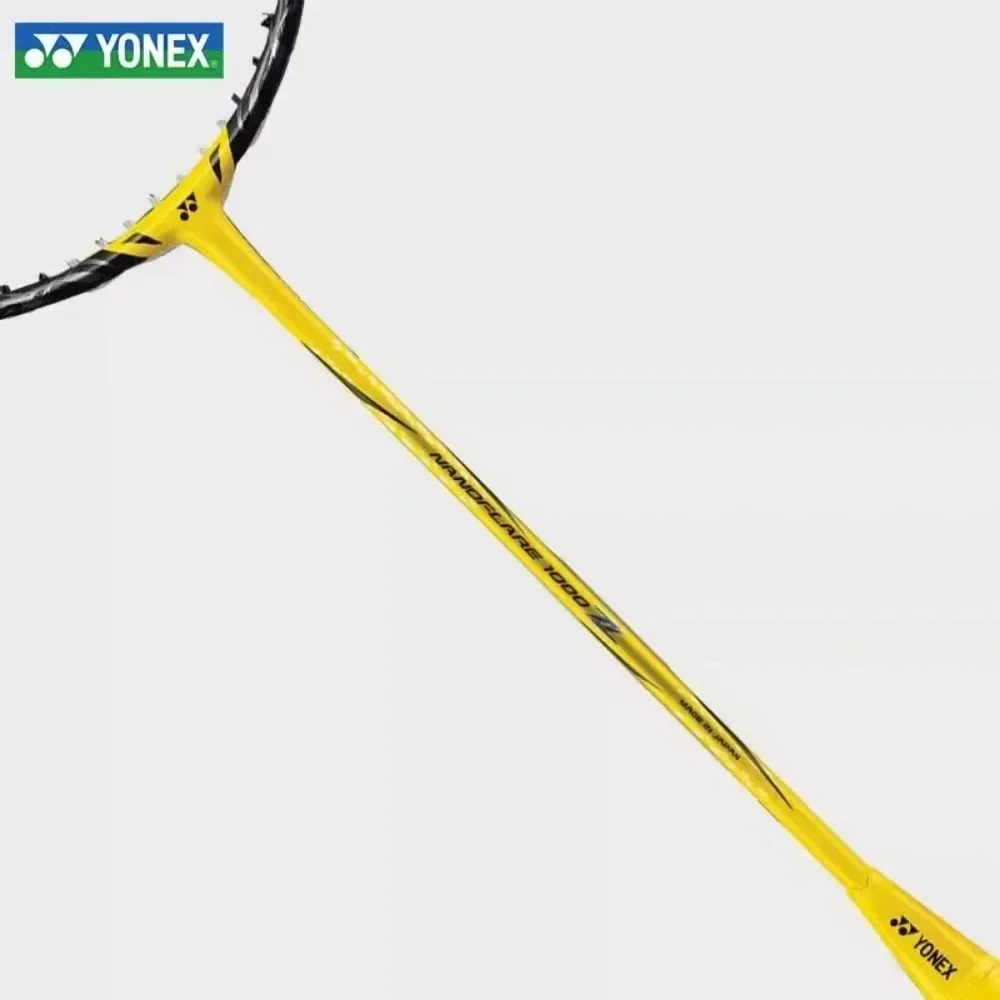 Yonex Badminton Racket yy Ultra-light Carbon Fiber Flash NF 1000Z Yellow Speed Type Increased Swing Professional