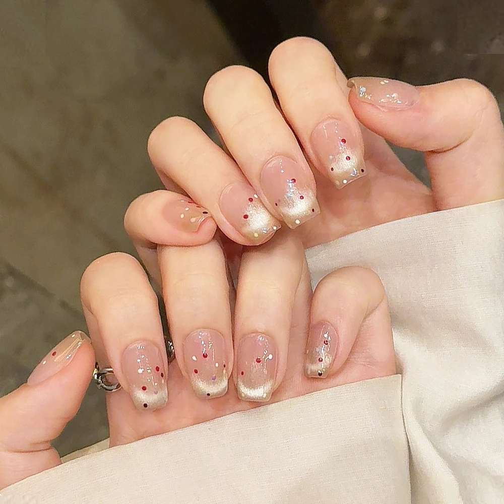 混合卸売手作りマニキュア偽爪バルク 100 個