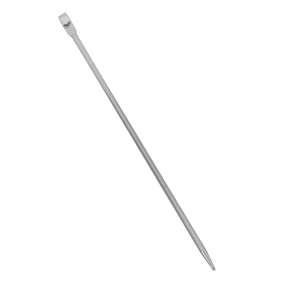 Heavy Duty Galvanized Grounding Rod Pin For Electric Fence 19.65Inch Portable Ground Rod For Generators Antennas Satellite