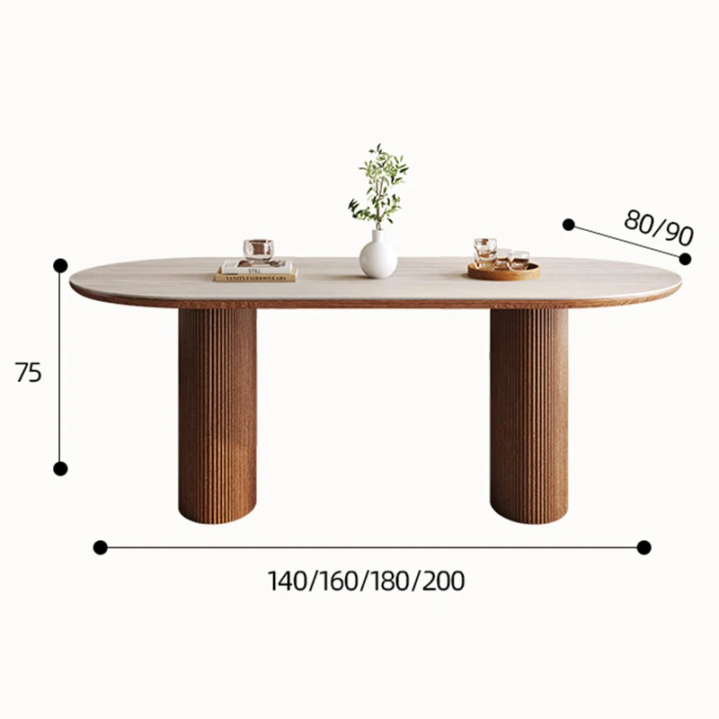 طاولة طعام من الخشب الصلب الصخري ، طاولة مطعم بسيطة ، أثاث منزلي ، طراز القرون الوسطى ، فرنسي ، قديم ، FYDT ، FYDT ، FYDT