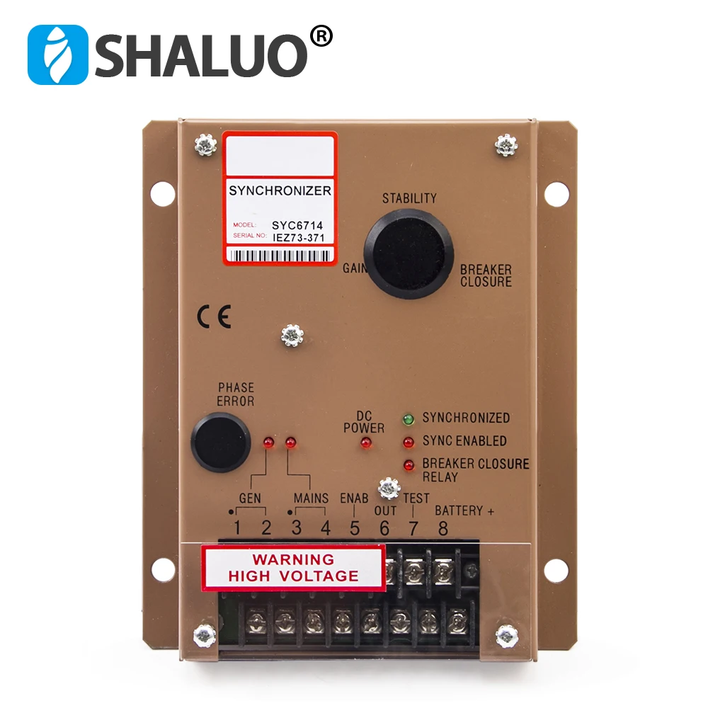 

SYC6714 Engine Governor Speed Controller Generator Synchronizer Load Sharing Module DC Motor Control Board Generator Parts