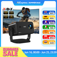 XGODY 4K Native 1080P WiFi6 Android 11 Projector 500 ANSI HD Home Theater Cinema for Home