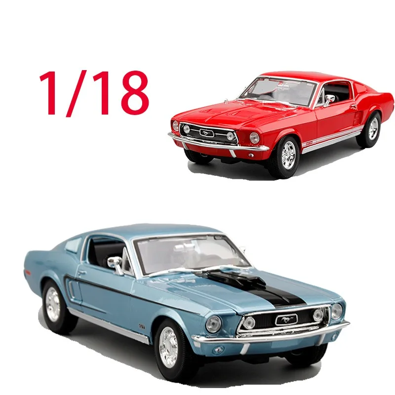 

Maisto, литая под давлением модель автомобиля Ford из сплава в масштабе 1/18, Ford Mustang GTA 1967, игровые транспортные средства, игрушки для мальчиков, коллекция оригинальных коробок