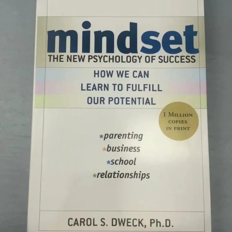 Mindset la nueva psicología del éxito libro en inglés de Carol S. Dweck libro inspirador de Literatura Extranjera