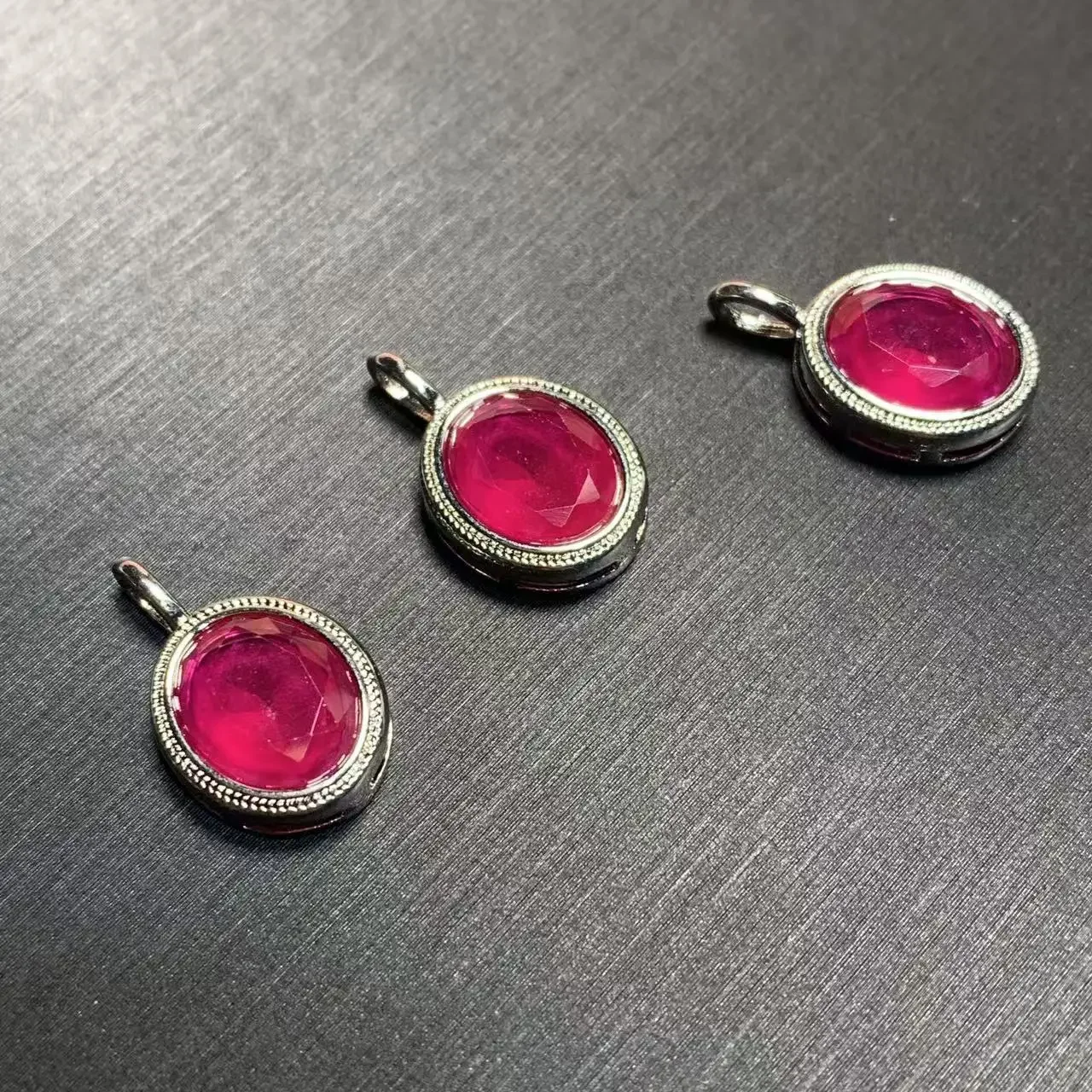 OVAL Natural RUBY Pendant Necklace Fine Jewelry Handmade Stones Wholesale Healing Energy Gift Lucky Jewelry