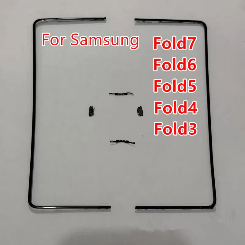 F956 F946 F936 Edge Strips For Samsung Galaxy Z Fold 7 6 5 4 3 5 Middle Frame Stand Housing Bezel Buckle Replace Repair Parts