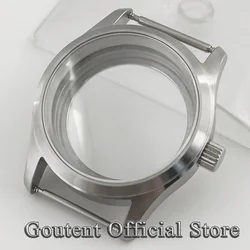 Goutent 36mm 39mm Silver Watch Case Sapphire Crystal For ETA 2824 PT5000  NH35 NH36  Automatic Movement