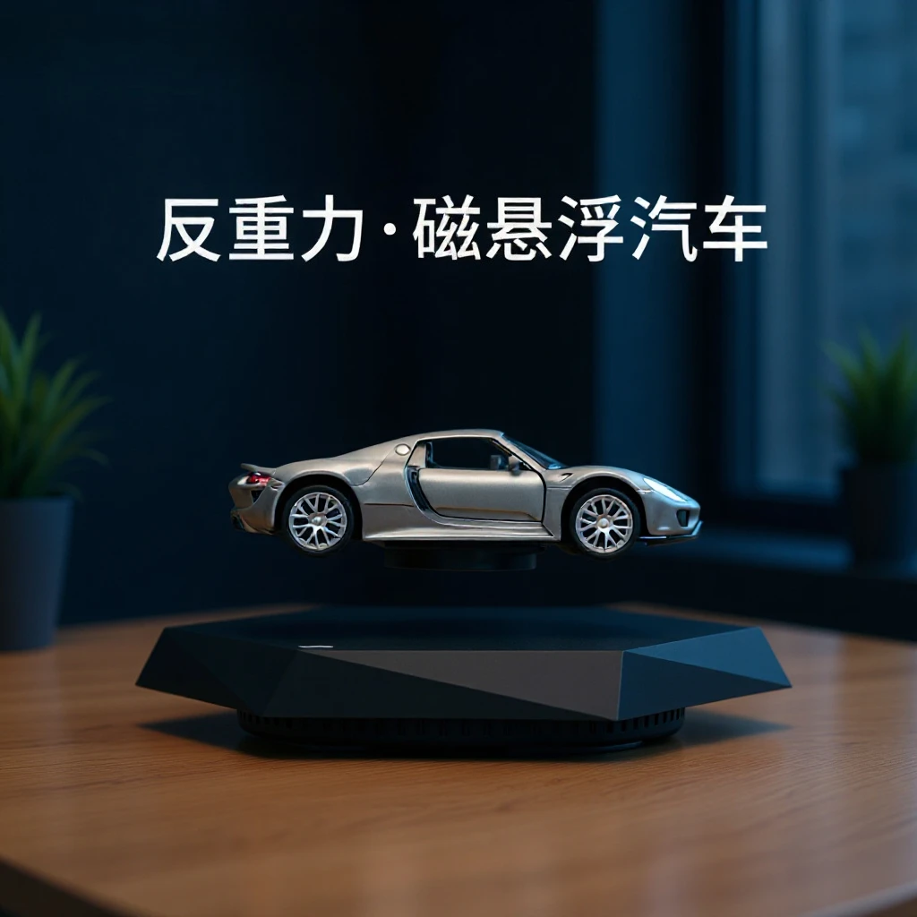 

Модель автомобиля Maglev, черная технология, трендовое украшение, фестиваль середины осени, подарок на День святого Валентина для парня