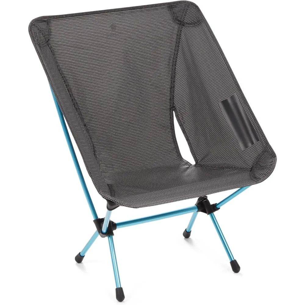 Chair Zero Ultralight Compact Camping Chair for Relaxing, Foldable, Aluminum，Black