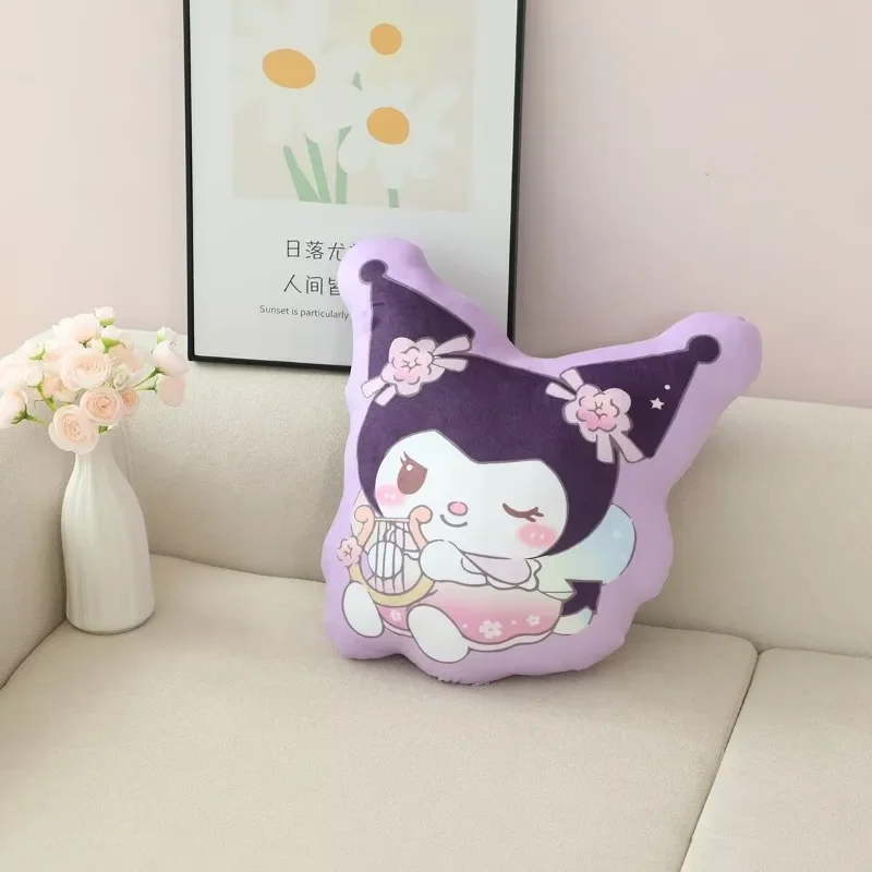 Cartoon Sanrio My Melody Creative Sofa Pillow Anime Kawaii Hellokittys Double Sided Cushion Car Lumbar Support Office Nap Pillow