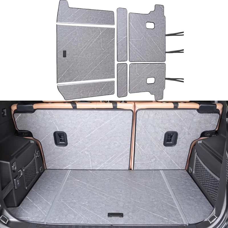 Car Solid Wood Trunk Mat Fit for JETOUR Traveler T2 2023-2024 Modified Hidden Trunk Car Small Table Car Interior Accessories