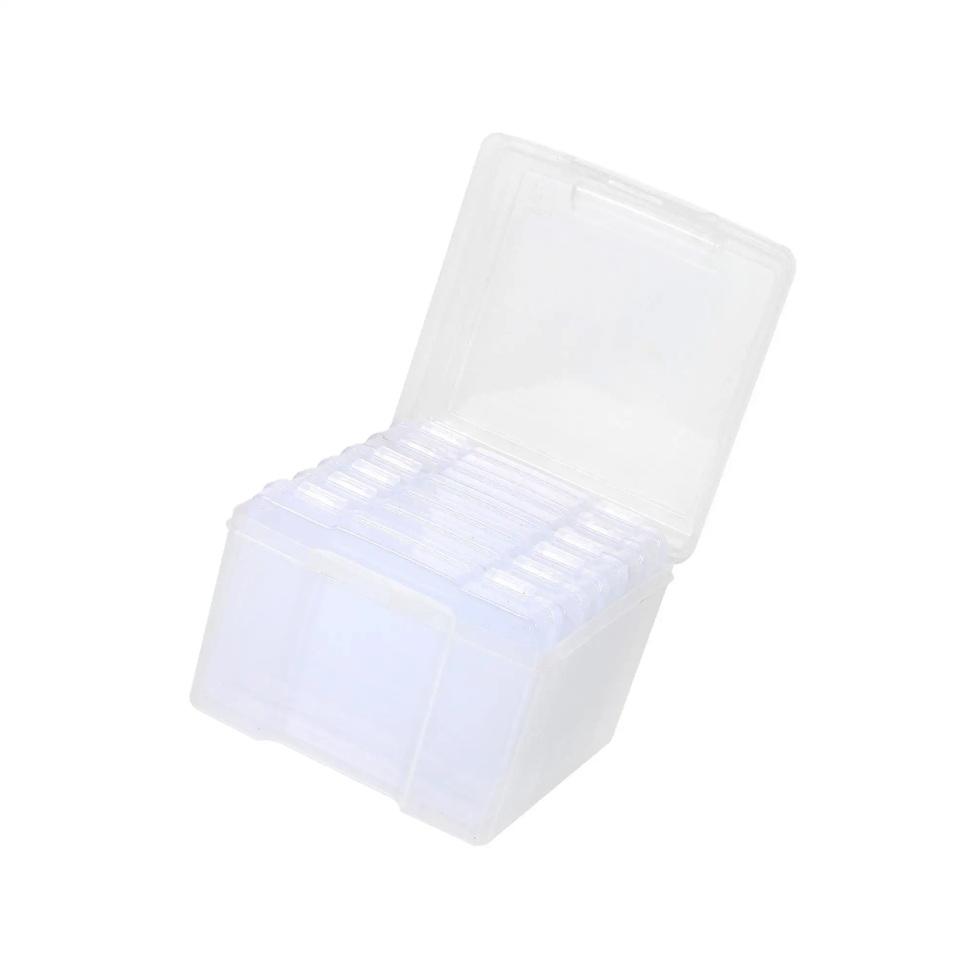 5x7 inch Photo Storage Box High-quality Plastic Craft Organizer Transparent