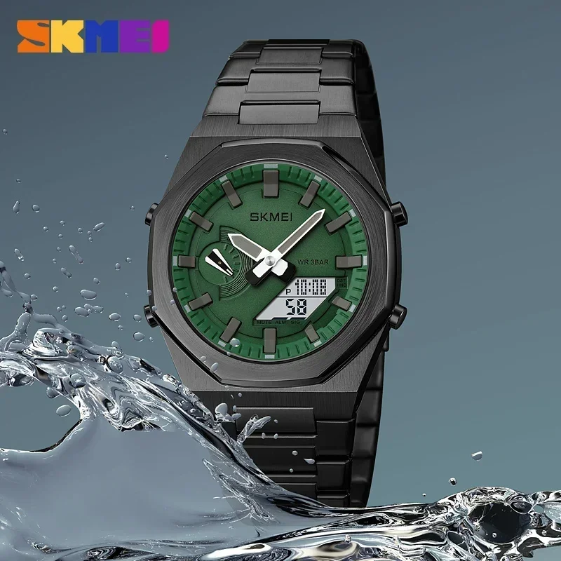 SKMEI 1816 Light Date Waterproof Wristwatch Relogio Masculino Mens Sports Watches Fashion Casual Business Quartz Watch