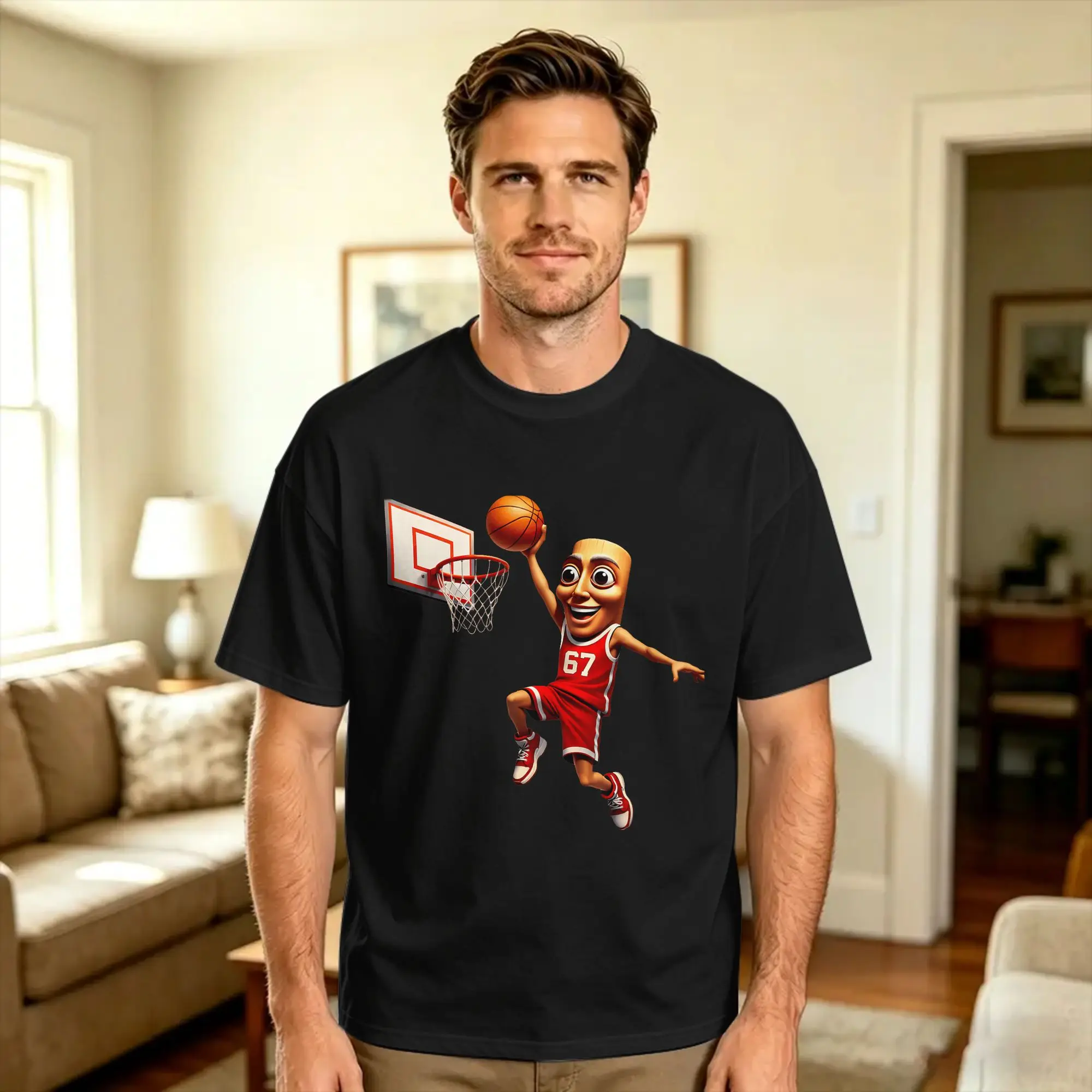Streetwear T Shirt 67 Jersey Tung Sahur Basketball Boys Dunk Internet Meme Cotton T-Shirts  Hip Hop Tee Shirt Short Sleeve Tops,