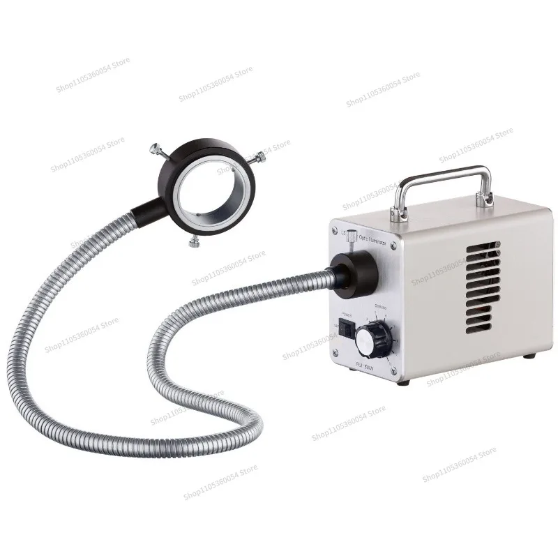 For 50W LED Fiber OY Optical Microscope Illuminator Gooseneck Ring Light