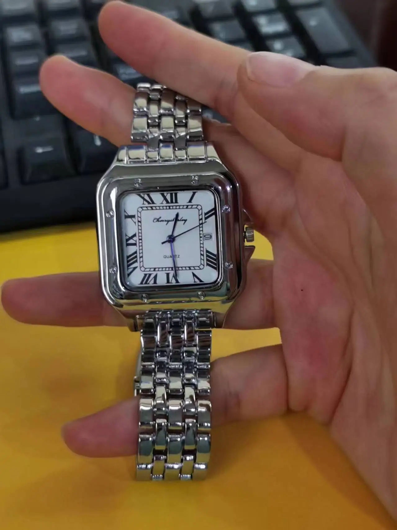 UTHAI W130 Women's Watch Light Luxury Stainless Steel Strap Couple's Watch Men's Fashion Quartz Watch Business Men's Clock Gift