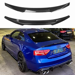 FOR AUDI A5 B8 B8.5 2Door Coupe 8T3 M4 Style Carbon fiber Rear Spoiler Trunk wing 2009-2016 FRP Forged carbon （Not for S5 RS5）
