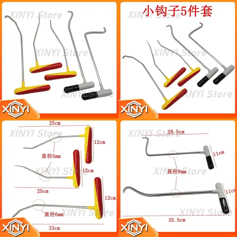 Special Shape Hook Tool for Car Dent Repair for Automotive Body Repair Kit for DIY Auto Dent Puller for Paintless Dent