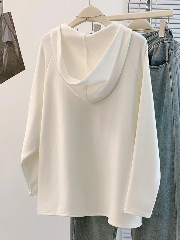 Loose Casual Hoodie Women's Faionable Versatile Base Layer Clothing Korean Sle Autumn Winter New Arrival Anti-Aging