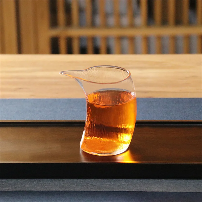 Japanese Style 230ml Heat-Resisting Glass Tea Pitcher Fair Mug Whisky Coffee Tea Infusers Gongdao Teacup