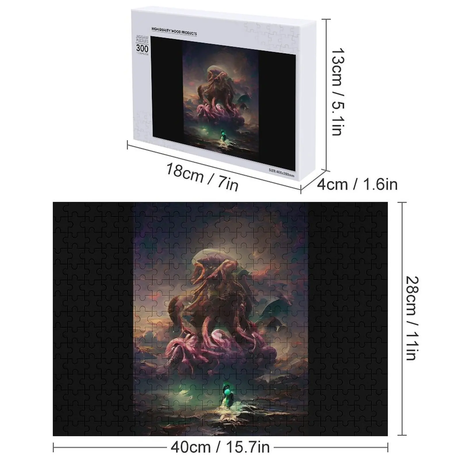 クトゥルフを召喚する ジグソーパズル パーソナライズされた写真ギフト カスタムギフト カスタム カスタム子供用パズル