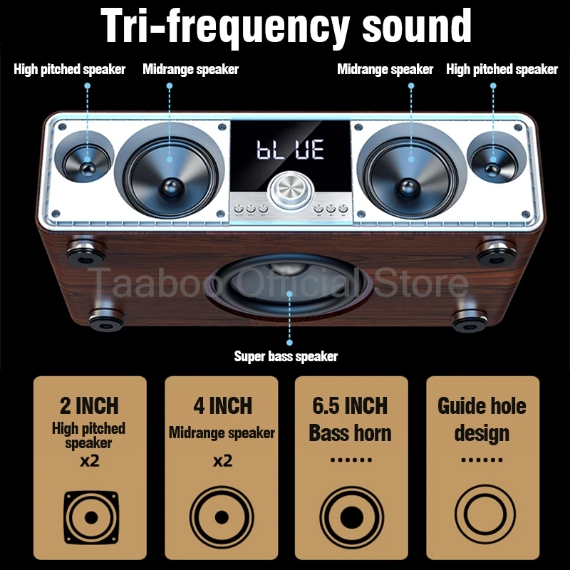 Family KTV Audio Set 2.1 Three-Way Multi-function Bluetooth Subwoofer Speaker Home Karaoke Jukebox All-in-one Singing Machine