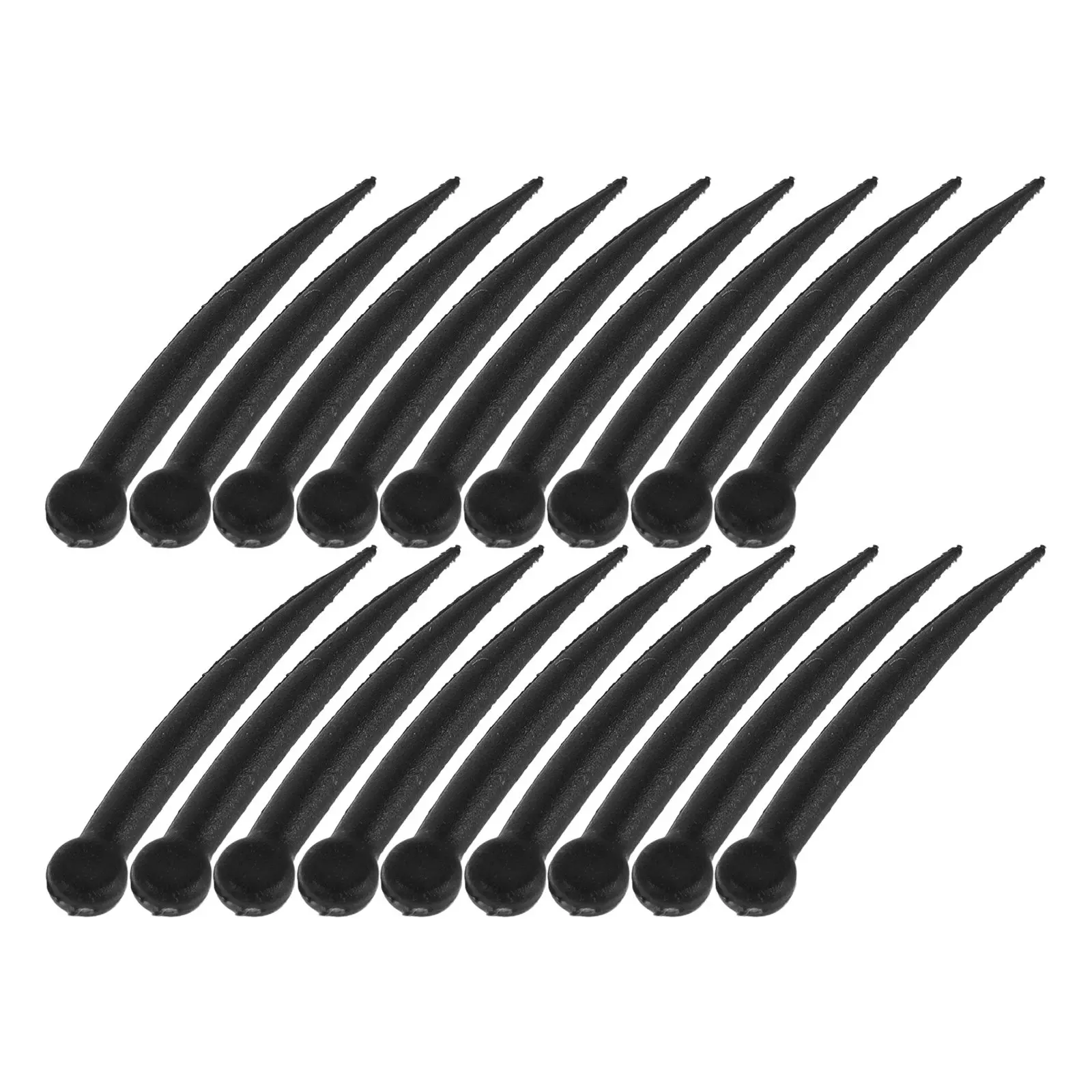 

100 шт. реалистичных черных пластиковых наконечников-клювов для поделок, искусственные клювы для изготовления воробьев и голубей
