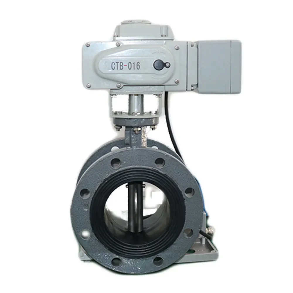 CTB-005 24V Electric Motorized Butterfly Vane Control Ball Structure for General Water & Application Treatment of Wastewater